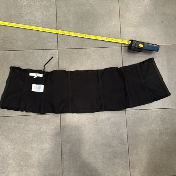 Tibi Gold Metallic Corset Wide Waist Belt - Picture 7 of 9